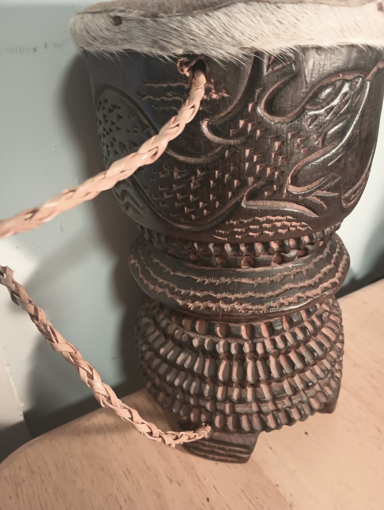 Hand Carved Djembe Hand Drum