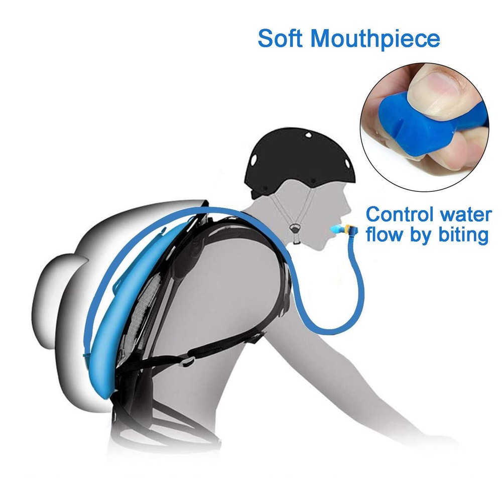 Bite Valve Replacement Mouthpiece Fit For Hydration Pack Bladder Water Backpack