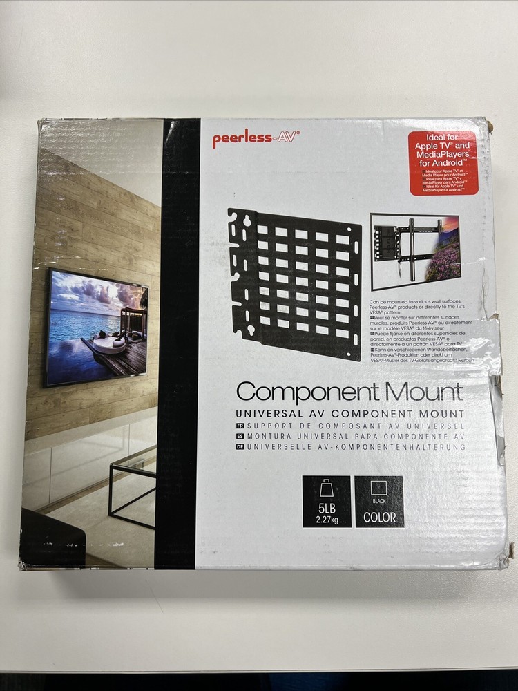 Peerless-AV ACC-UCM Universal AV Component Mount, Media Player