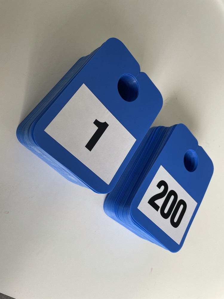 Car Key Tracking System Mirror Hangers 1 - 200 (Blue)