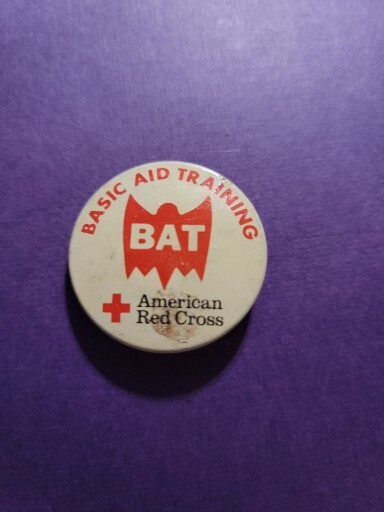 Basic Aid Training - CPR American Red Cross BAT Button 6/19/23