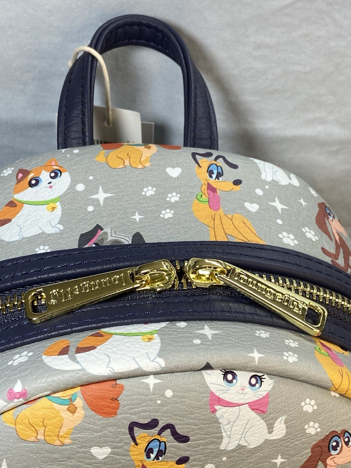 Disney Parks Loungefly 2025 @Pets” Cats, Dogs, Pluto, Marie Loungefly Backpack