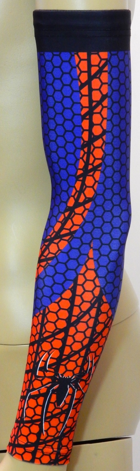Spiderman Spider Man Red Blue Web Sports Arm Sleeve Baseball Football Gamer