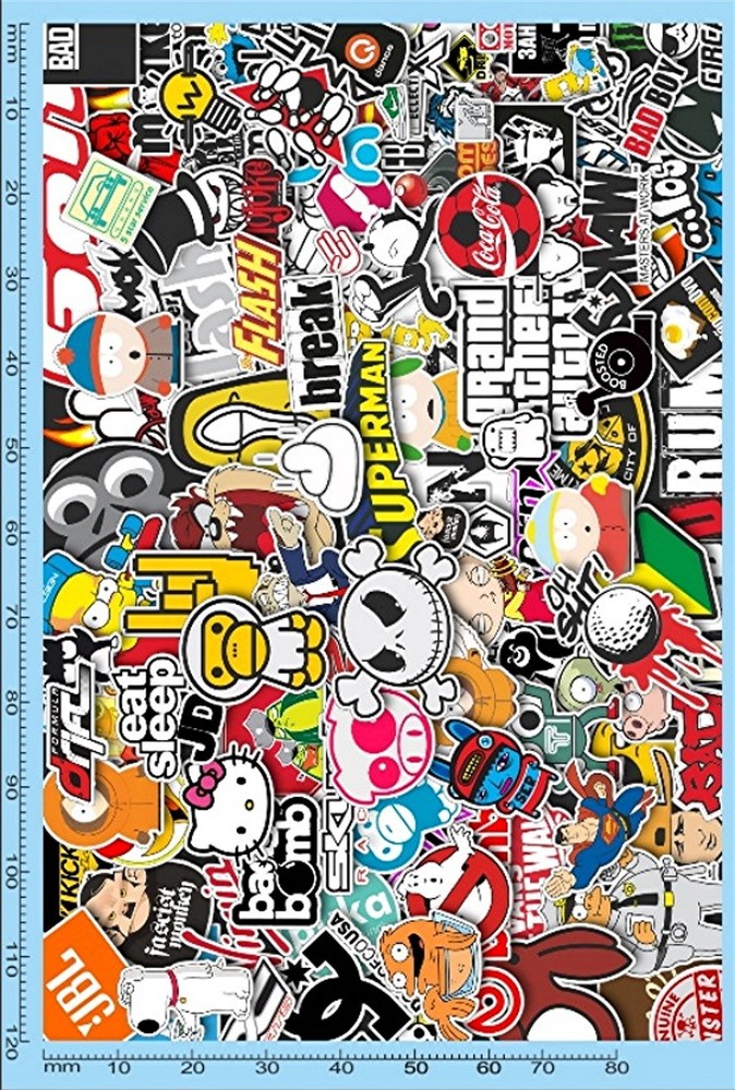 Stickerbomb / Surface Pattern No.8 Decal 1:24 Decal Decals