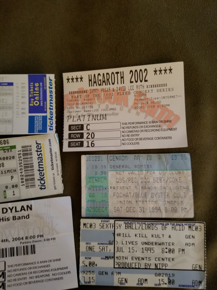 Vintage Concert tickets