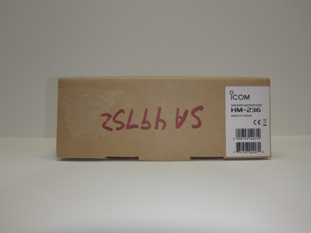 Icom Compact Waterproof Speaker Mic, HM-236