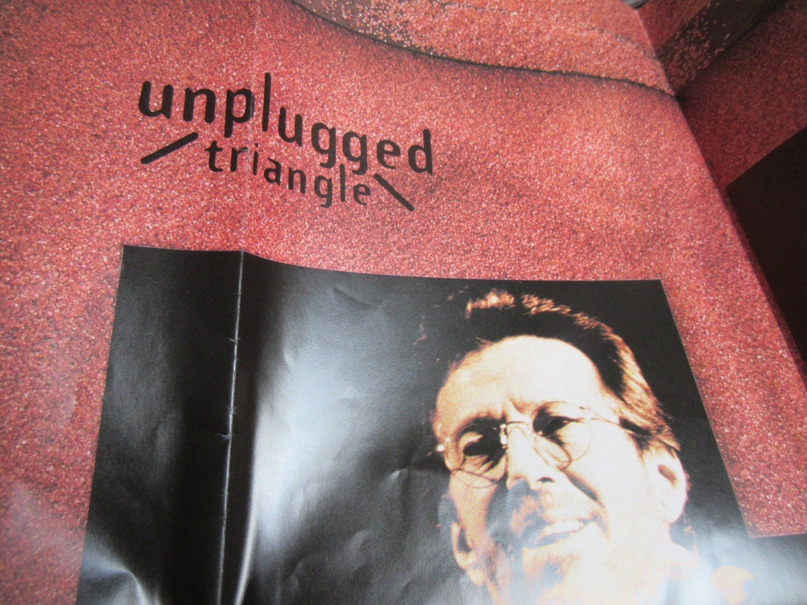 Unplugged Triangle Japan Poster Promo Press Release Eric Clapton Neil Young Rod