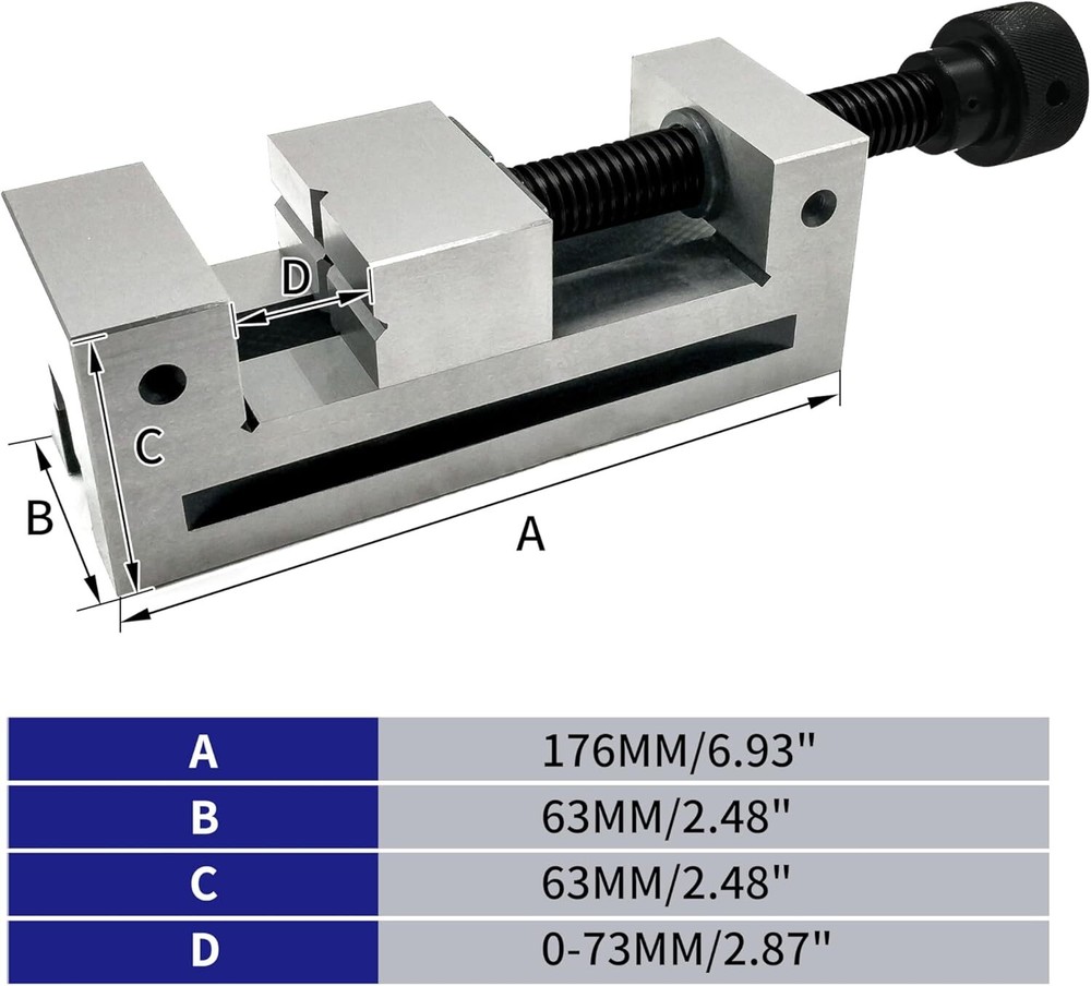 HFS(R) Precision Toolmakers Vise 2-1/2"