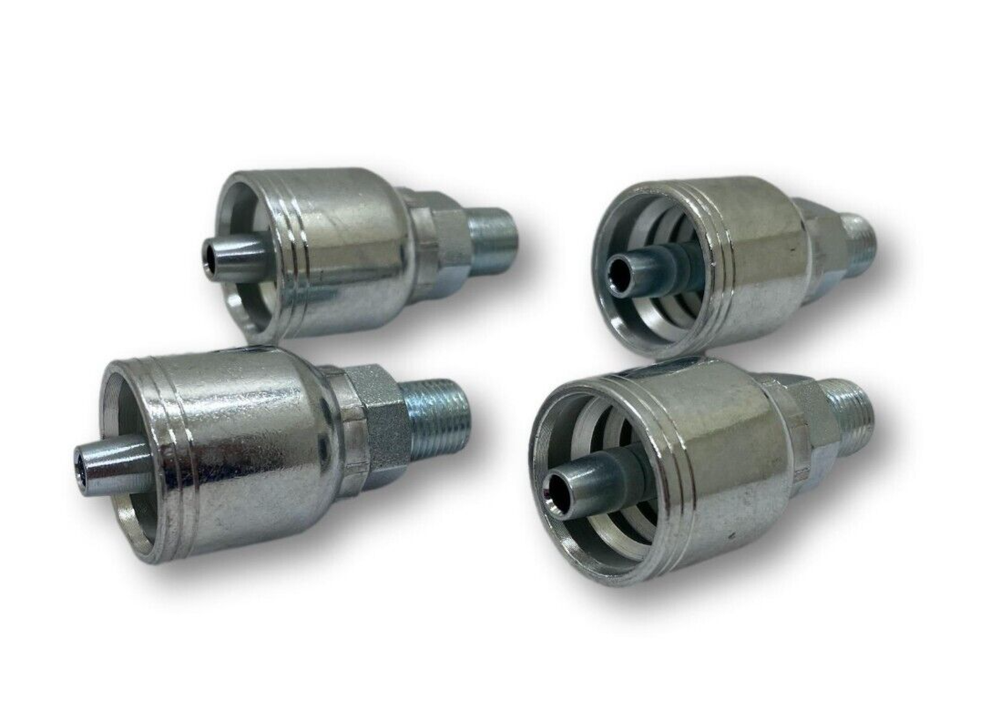 MP-04-02 Crimp Fitting MP Solid 04 x 1/8" NPT (10)