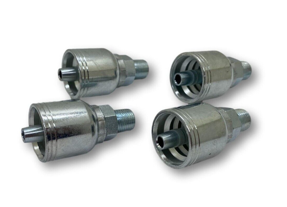 MP-04-02 Crimp Fitting MP Solid 04 x 1/8" NPT (25)