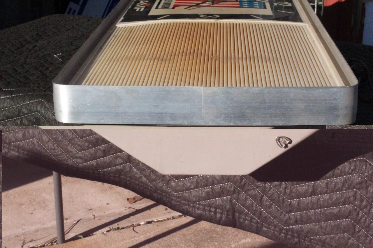 Vintage 1970s Harley Davidson AMF #1 Clock Menu Board Sign Sportster Chopper