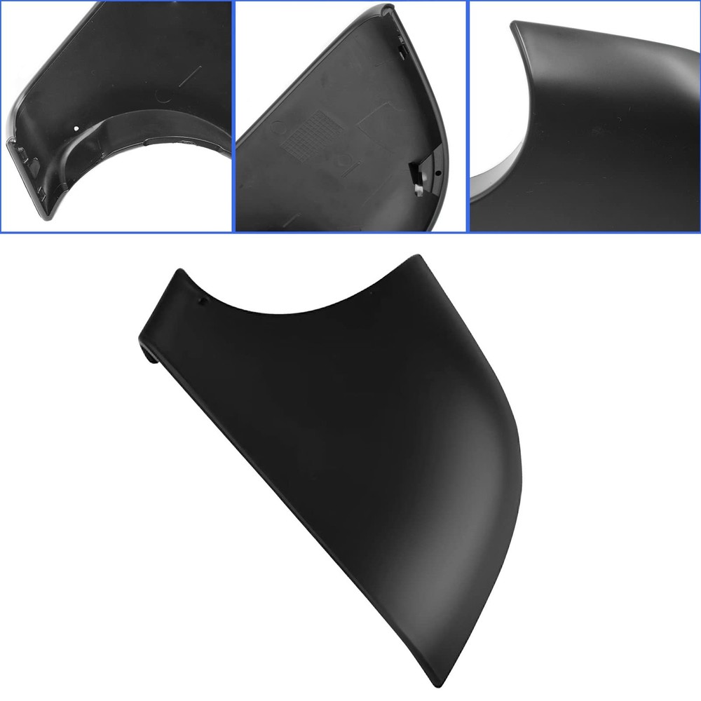 Compatible with Tesla Model 3 Mirror Lower Left Side Black, Black