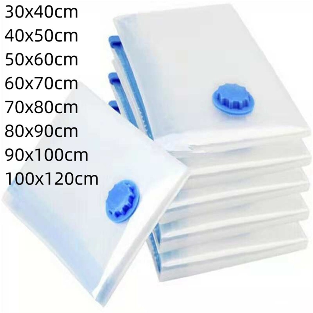 Transparent Vacuum Bag, Folding Compressed Space Saving Clothes Storage,Big Size