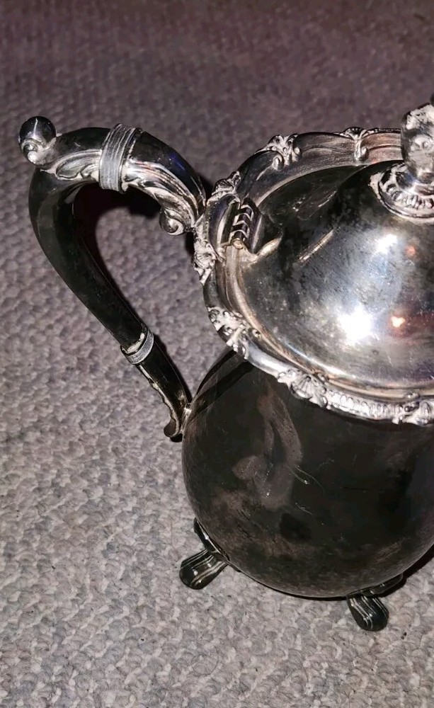 Vintage Silverplate Tea Pot Poole Silver Plate Classic