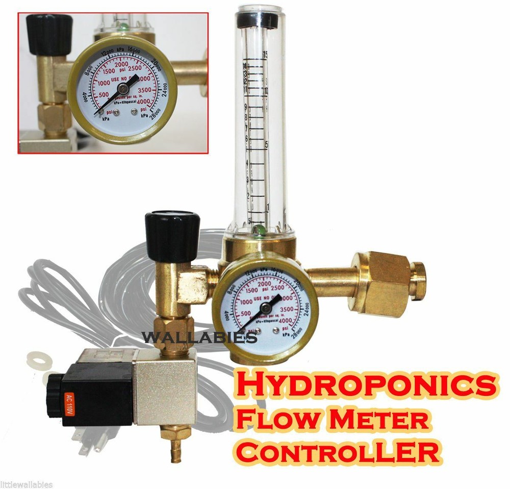 CO2 FLOW METER REGULATOR INJECTION RELEASE SYSTEM