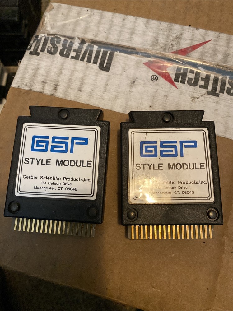 GSP GERBER SCIENTIFIC Style Module Style Level B 8C