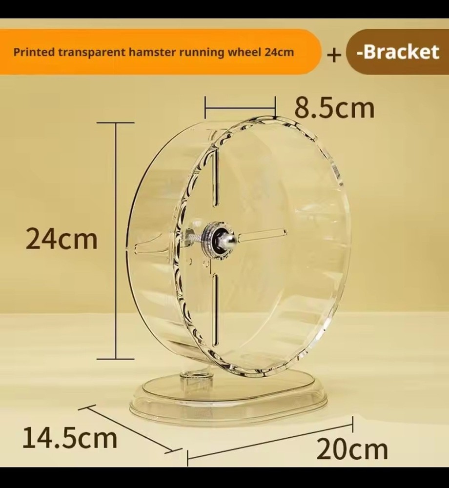 Large Clear Exercise Wheel For Hamster/mouse
