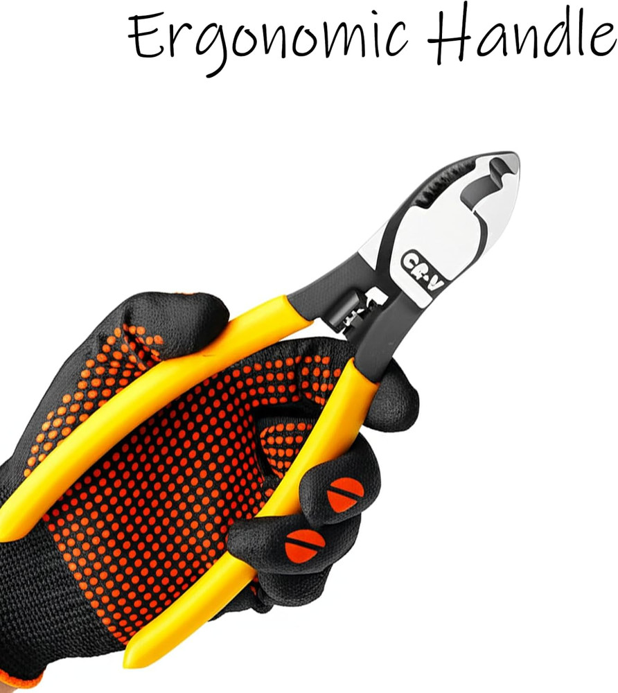 6 Inch Cable Cutters,Sharp,Rust-Proof,Anti-Slip Handle.