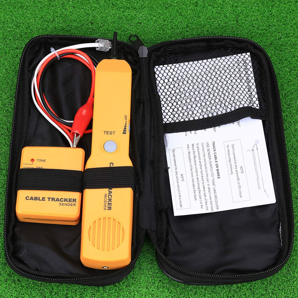 Cable Finder Tone Generator Probe Wire Tracker Circuit Tester with Alligator Cli