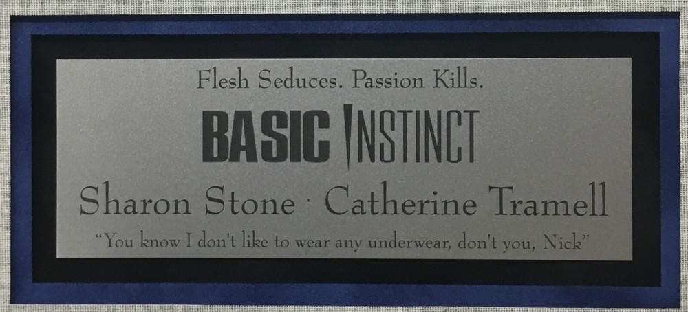 Sharon Stone Basic Instinct Signed Movie Display Custom Framed Provocative JSA