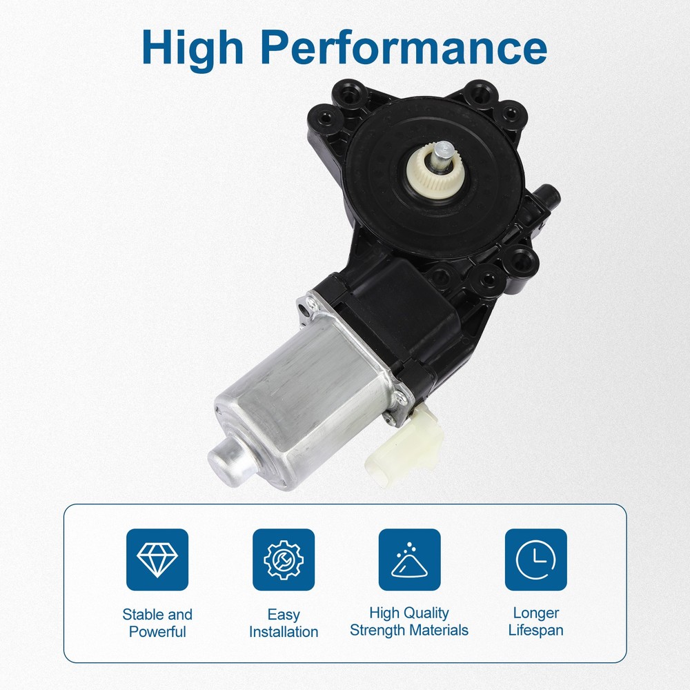 For Jeep Compass 2007-2017 Front Right Passenger Side Window Motor with 2-Pin