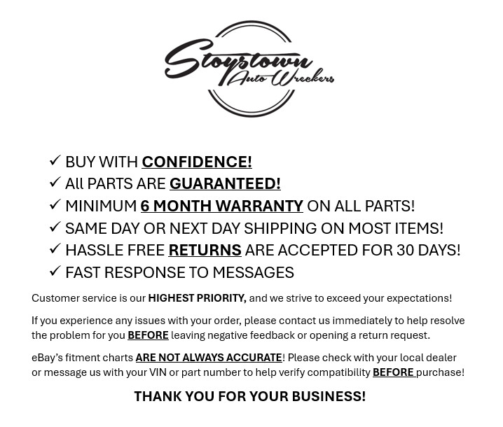 '11 CHRYSLER 300 Auto Transmission 3.6L 5 speed 72k miles 6 Month Wnty!