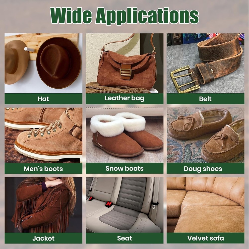Leather & Suede Care Kit Leather Cleaner Conditioner Protector