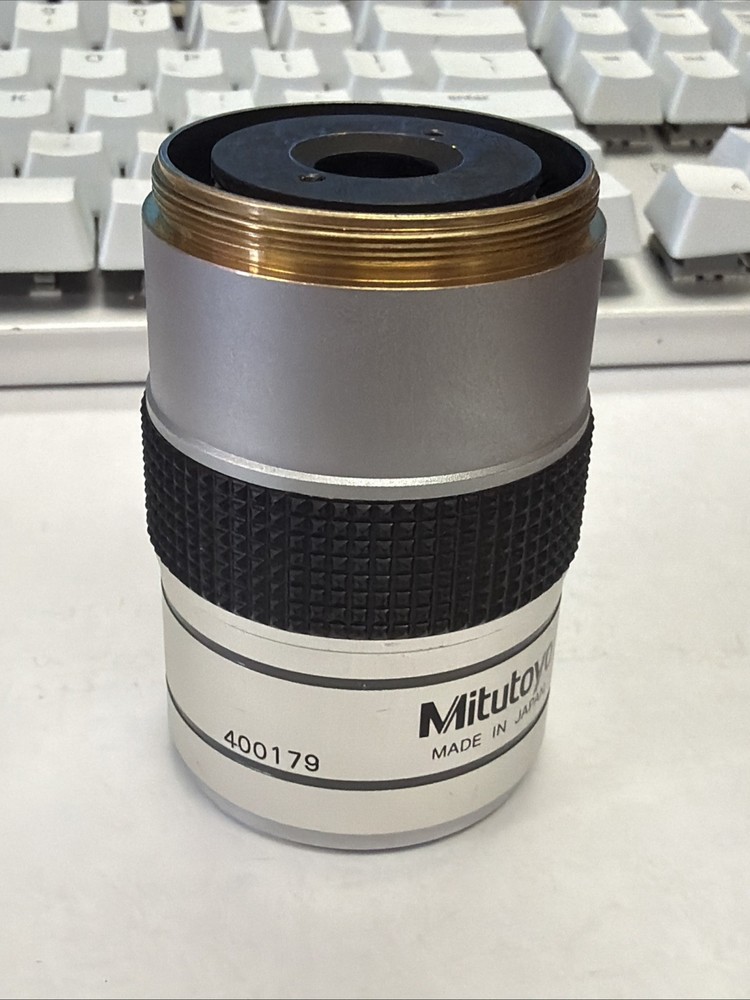 Mitutoyo BD Plan APO 2 / 0.055 ∞/0 f=200 Microscope Objective Lens 40mm Thread