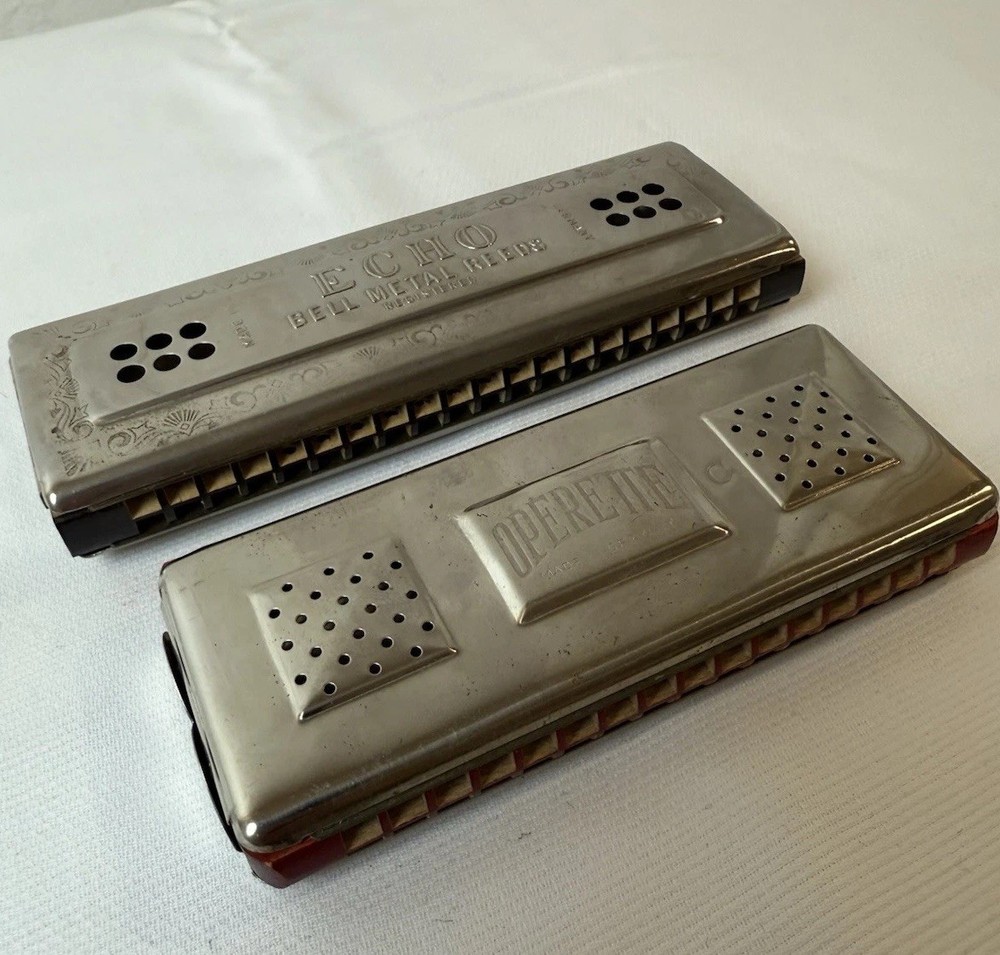 Vintage Harmonicas (2)… German…Opérette and Echo