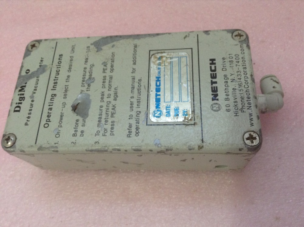 Netech DIGIMANO Pressure Vacuum Meter