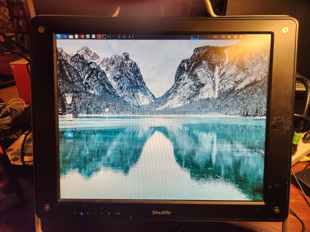 Shuttle XP-17 Front Panel Display With Stand & Power Cord