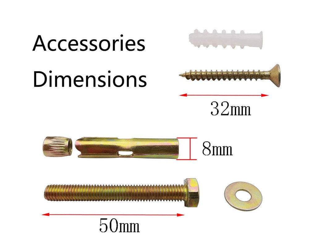 1 Pair Black Universal Microwave Shelf Bracket, Wall Mount, Extend, Foldable