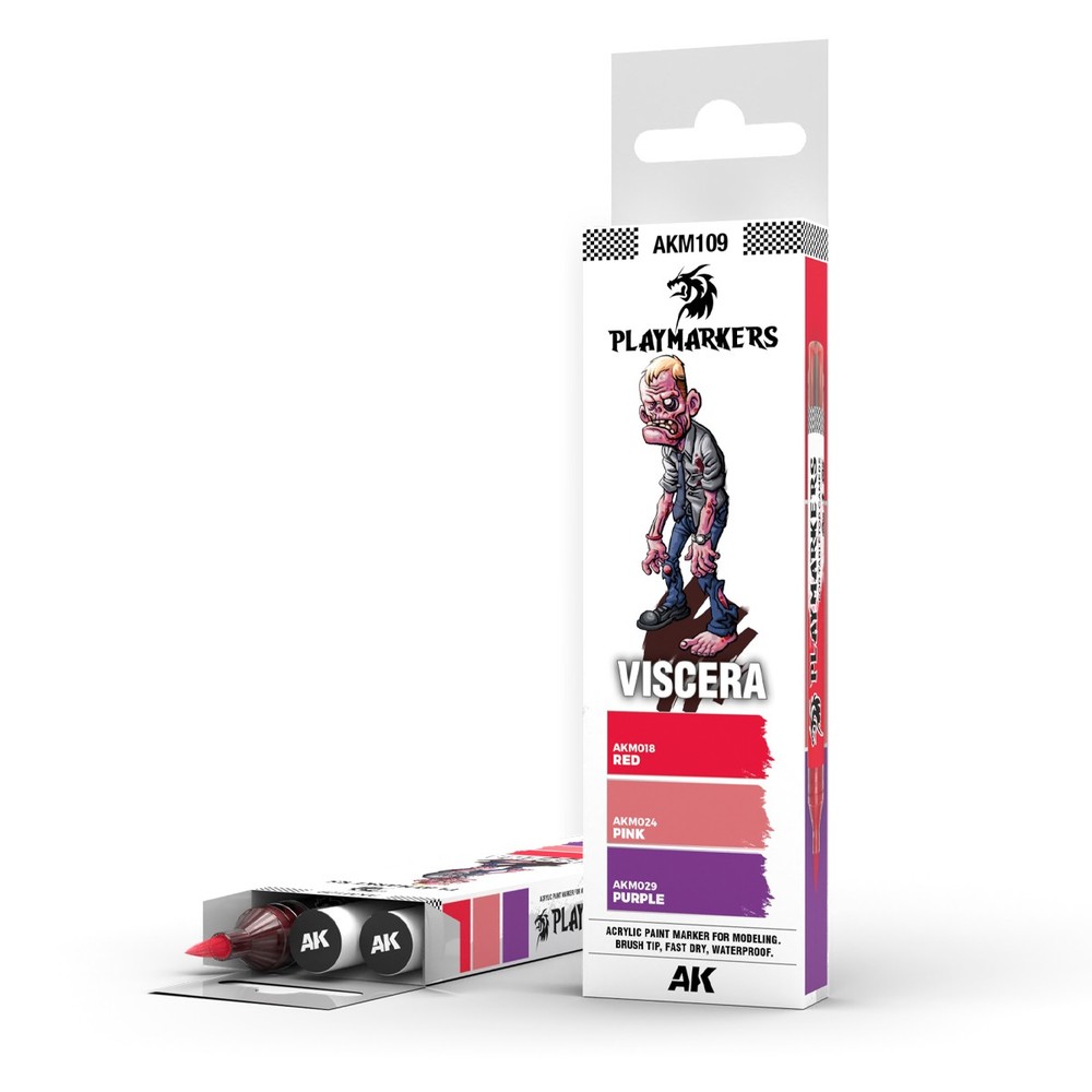 AK Interactive Playmarkers Set - Viscera (3 Ref.)