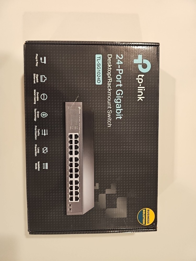 TP-LINK Technologies TP-Link (TL-SG1024D) 24-Ports Rack-mountable Ethernet...