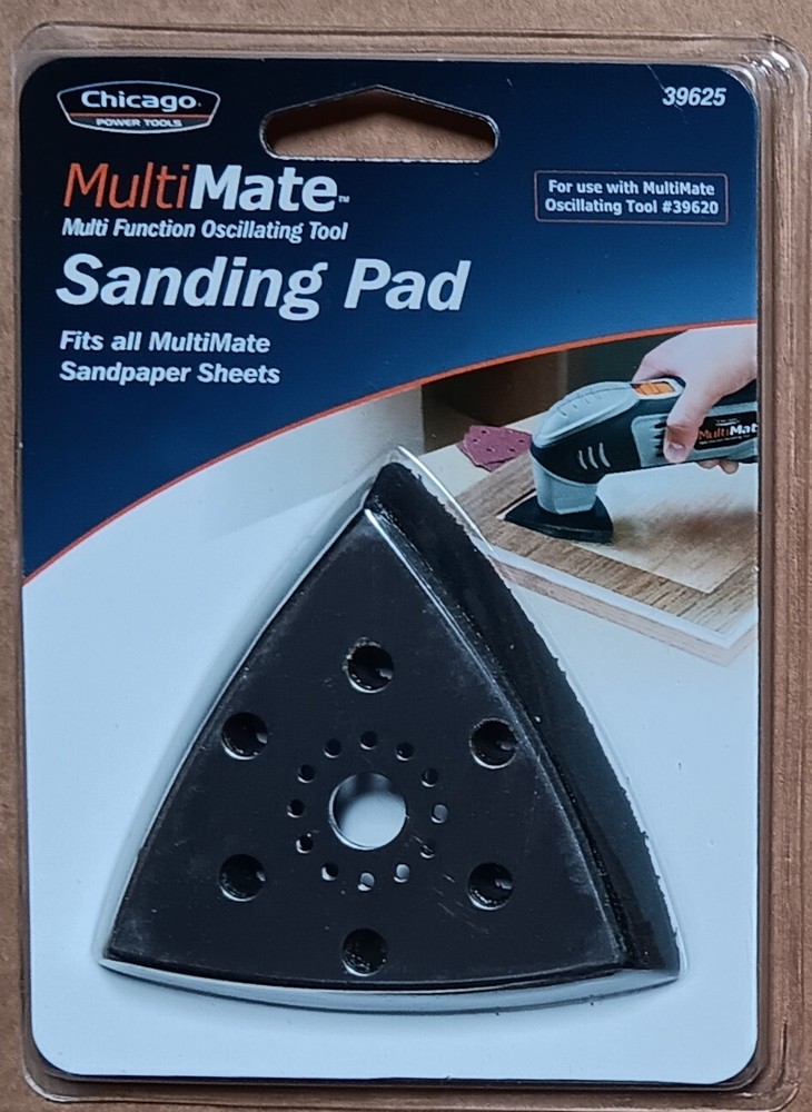 Triangle Sanding Pad For Oscillating Multi-Tools 3" x 3" - Part #39625