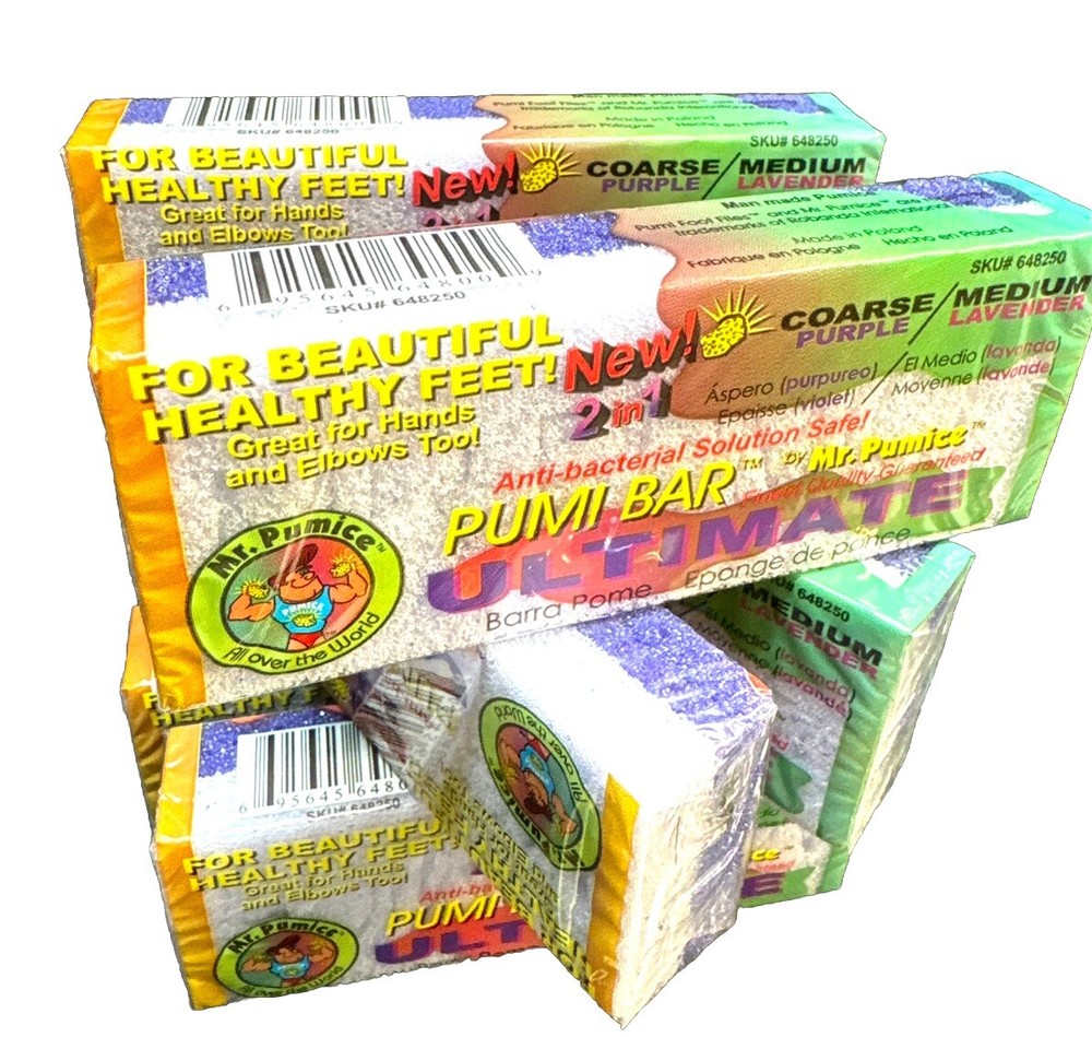 mr pumice ultimate extra coarse/medium 6 count