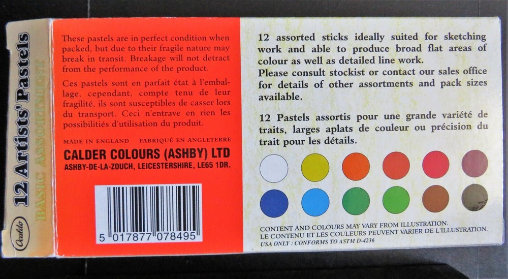 OCALDO 12 ARTIST SOFT PASTELS BASIC ASSORTMENT