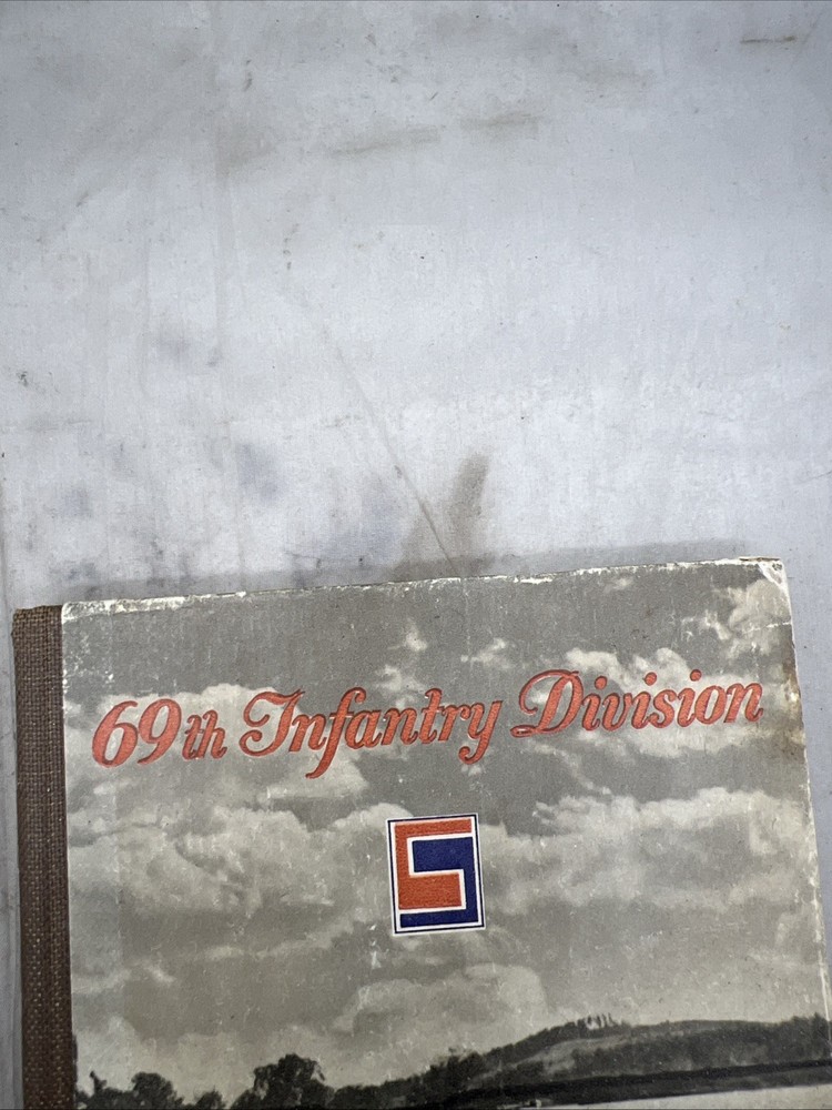 WW2 US Army 69th Infantry Division Book With Pull Out Map (BB514