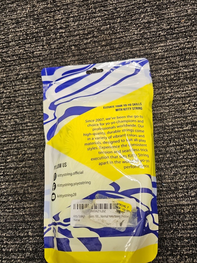 Kitty String First Class 100 Pack Yo-Yo String Normal YoYo String Yellow