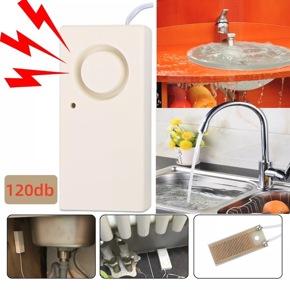 Easy To Remove Water Leak Alarm Flood Level Overflow Detector Sensor