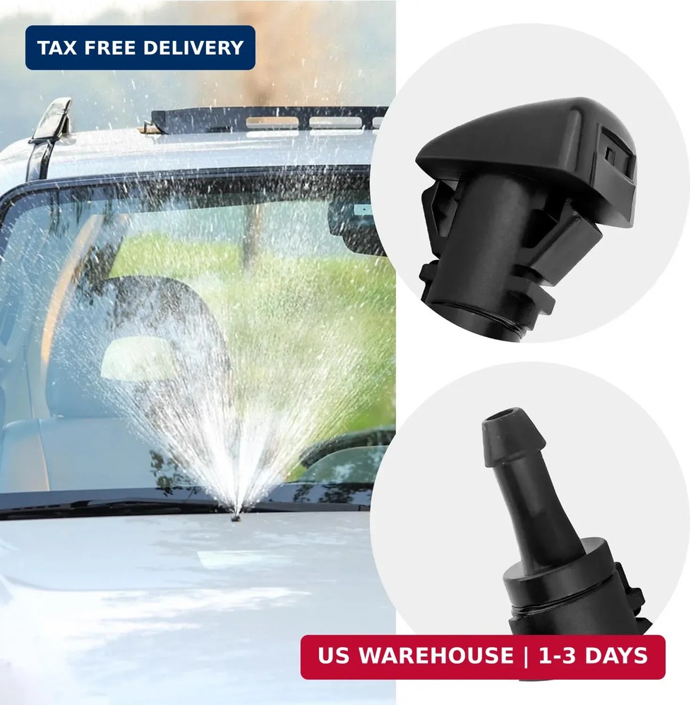 2PCS Front Windshield Washer Nozzle Compatible with Chrysler Dodge Ram,Car Winds