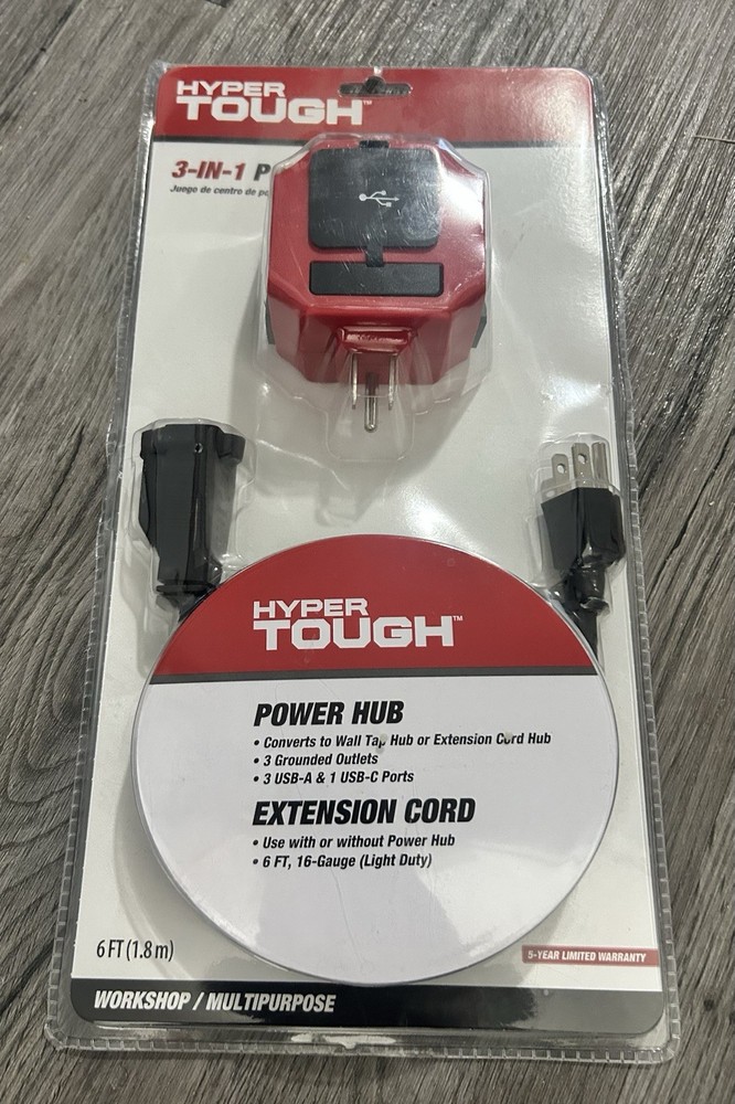 Hyper Tough 3-1 Power Hub Set