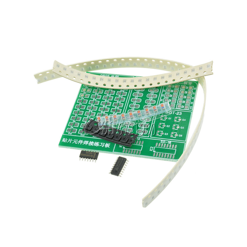 SMT SMD Component Welding Practice Board Soldering Practice DIY Kit for Training