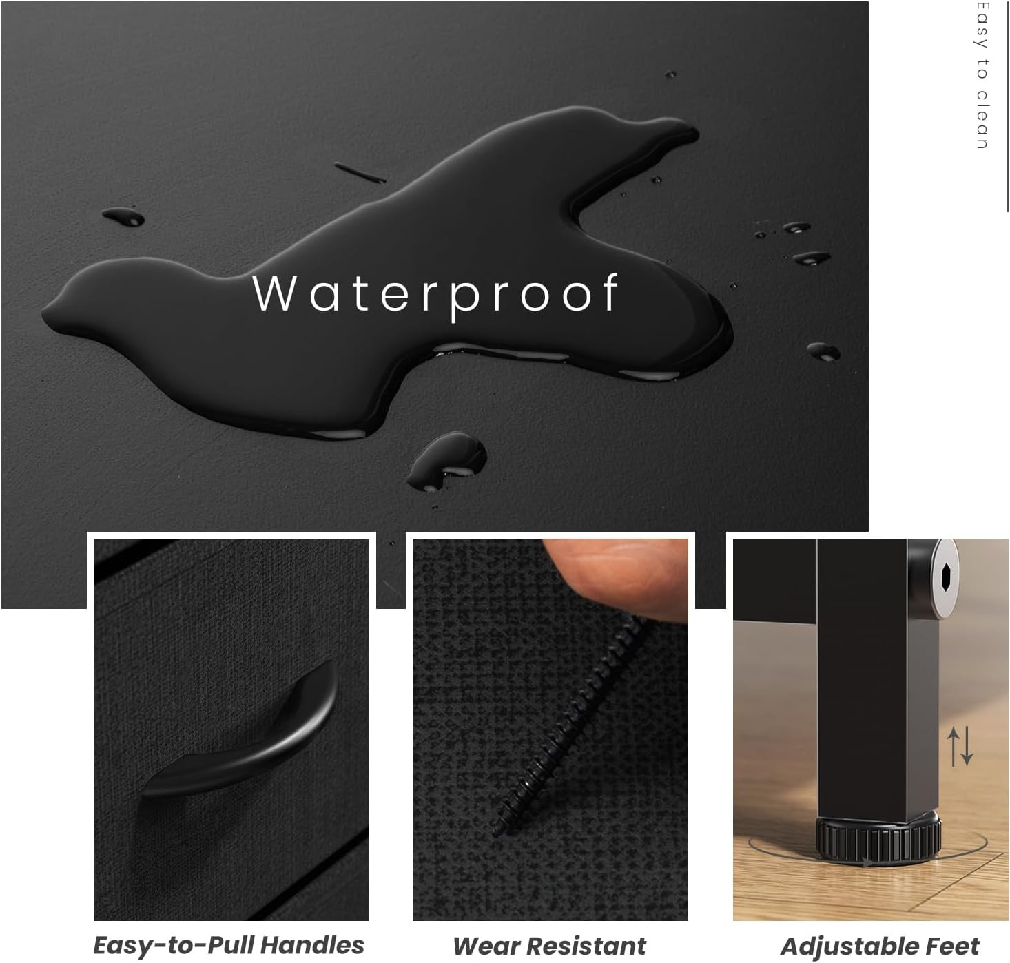 Dresser, Dresser for Bedroom Drawer Organizer Storage Drawers, Fabric Storage To