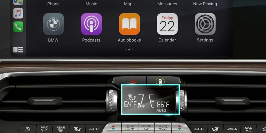 Crystal Clear Screen Protector 2022 BMW Tempeture Control Vehicle Navigation
