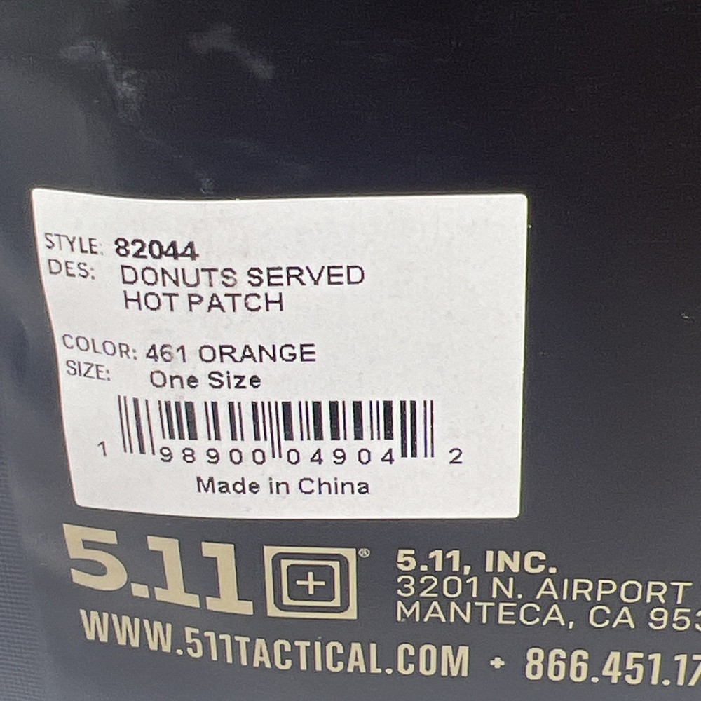 5.11 Tactical Donut Served Hot Patch Skull Coffee Mug