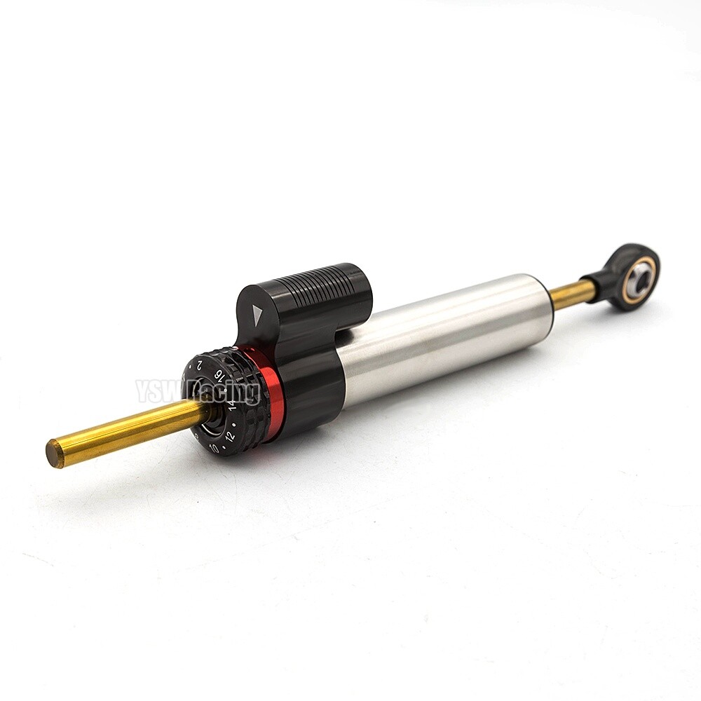 Motorcycle Adjustable Steering Damper Linear Stabilizer Reversed Safety Control