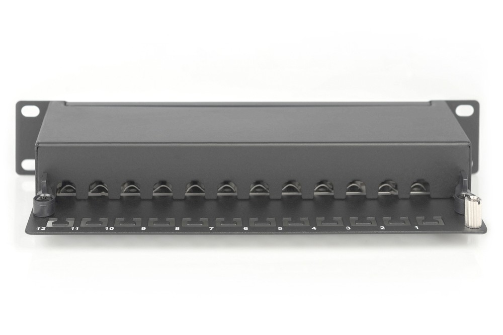 Digitus CAT 6, Class E Patch Panel, shielded, black