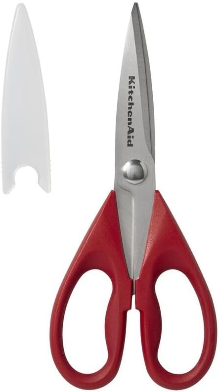 KitchenAid All Purpose Kitchen Shears with Protective Sheath Durable Stainless S