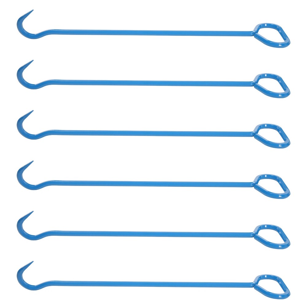 6x 30Inch Manhole Hook Tool - Versatile Lifter and Puller for Manhole Covers